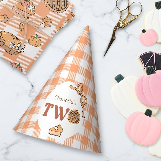 Cutie Pie Pumpkin Birthday Partyhütchen