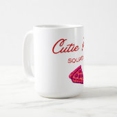 Cutie Pie Squad Valentinstag Kaffeetasse (Vorderseite Links)