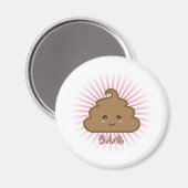 Cutie Poo Magnet (Vorderseite/Rückseite)