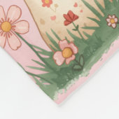 Cutie Roomie Fleece Blanket (Ecke)