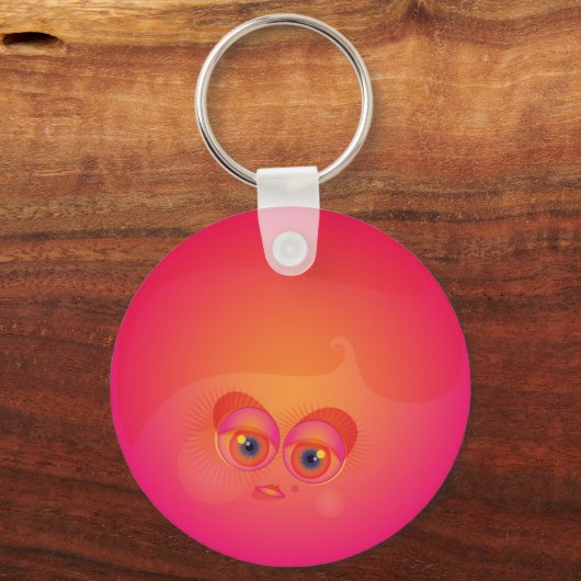 CutieBounce Schlüsselanhänger Pink (Vorderseite)