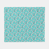 Cutieface Westies KiniArt Fleecedecke (Vorderseite (Horizontal))