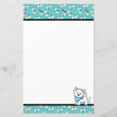 Cutieface Westies KiniArt Stationery (Vorderseite)
