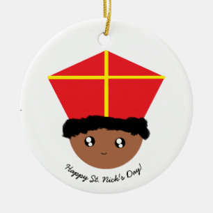 Cutieful scherzt Kunst-Sankt- Nikolausgehrungsfuge Keramikornament