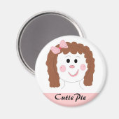 CutiePie Magnet (Vorderseite/Rückseite)