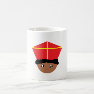 Cutiful Kids Art St. Nicholas Miter Zwarte Piet Kaffeetasse