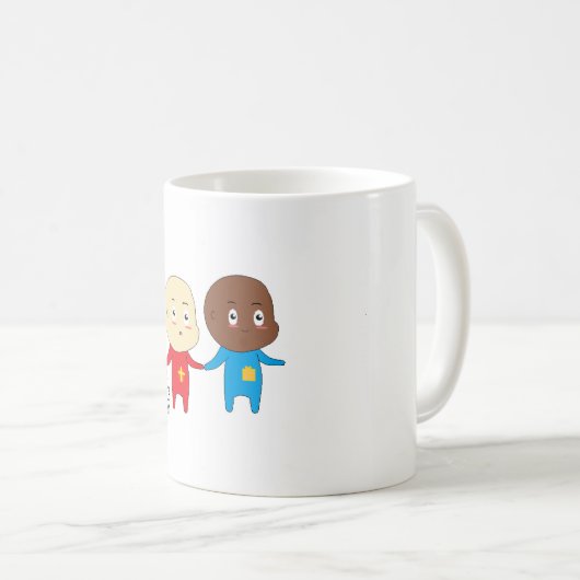 Cutiful Kids Art St. Nick Sinterklaas Babies Kaffeetasse (VorderseiteRechts)