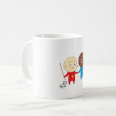 Cutiful Kids Art St. Nick Sinterklaas Babies Kaffeetasse (Vorderseite Links)
