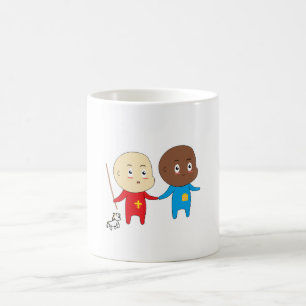 Cutiful Kids Art St. Nick Sinterklaas Babies Kaffeetasse