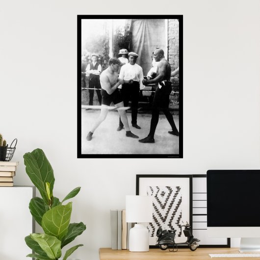 Cutler vs. Johnson Boxing Match 1914 Poster (Heimbüro)