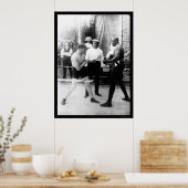 Cutler vs. Johnson Boxing Match 1914 Poster (Küche)