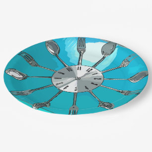 Cutlery O-Uhr Pappteller