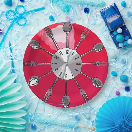 Cutlery O'clock 2. Pappteller (Party)