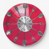 Cutlery O'clock 2. Pappteller (Vorderseite)