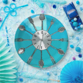 Cutlery O'clock Pappteller (Party)