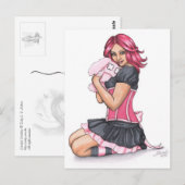 Cutness Overdose Puppenkarte Postkarte (Vorne/Hinten)
