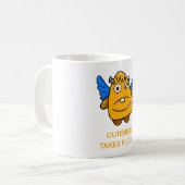Cutness übernimmt T-Shirt Kaffeetasse (Vorderseite Links)