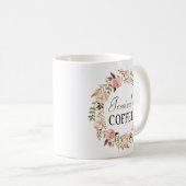 Cutom Name Tasse, Personalisiert Name Tasse, Flora Kaffeetasse (VorderseiteRechts)