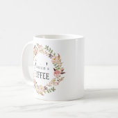 Cutom Name Tasse, Personalisiert Name Tasse, Flora Kaffeetasse (Vorderseite Links)