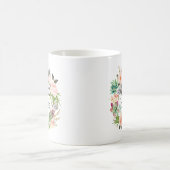 Cutom Name Tasse, Personalisiert Name Tasse, Flora Kaffeetasse (Mittel)