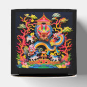 Cutout-Effekt des chinesischen Drachen-Layered Geschenkschachtel (Oben)