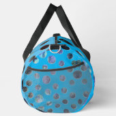 Cutout-Spots mit blauer Muschel Duffle Bag (Rechts)