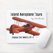 cutoutbiplane, Insel-Flugzeug-Ausflüge, Key West… Mousepad (Mit Mouse)