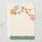 Cutouts für Party Einladung (Rückseite)