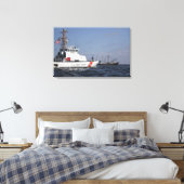 Cutter Marlin von der US-Küstenwache kontrolliert Leinwanddruck (Insitu (Schlafzimmer))