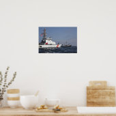 Cutter Marlin von der US-Küstenwache kontrolliert  Poster (Küche)