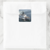 Cutter Waesche der US-Küstenwache 2 Quadratischer Aufkleber (Tasche)