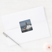 Cutter Waesche der US-Küstenwache 3 Quadratischer Aufkleber (Umschlag)