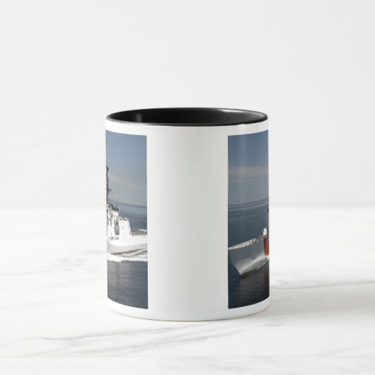Cutter Waesche der US-Küstenwache 3 Tasse (Zentrum)