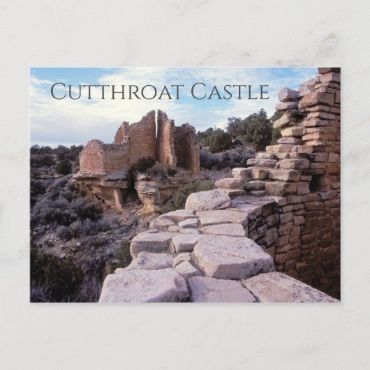 Cutthroat Castlet, Hovenweep National Monument, AB Postkarte (Vorderseite)