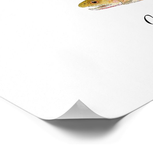 Cutthroat Forelle Art Poster (Ecke)