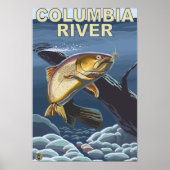 Cutthroat-Forelle querschnittlich Poster (Vorne)