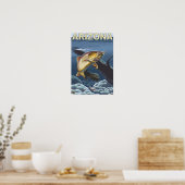 Cutthroat Forellen FischereiArizona Poster (Küche)