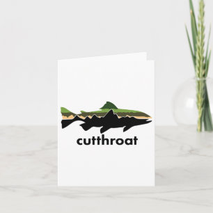 Cutthroat-Forellen für den Fischfang Karte