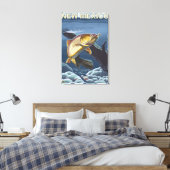 Cutthroat-ForellenfischereiNew Mexiko Leinwanddruck (Insitu (Schlafzimmer))