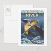 Cutthroat Trout Cross-Section Postkarte (Vorne/Hinten)