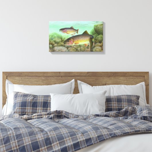 Cutthroat-Trout-Malerei Leinwanddruck (Insitu (Schlafzimmer))