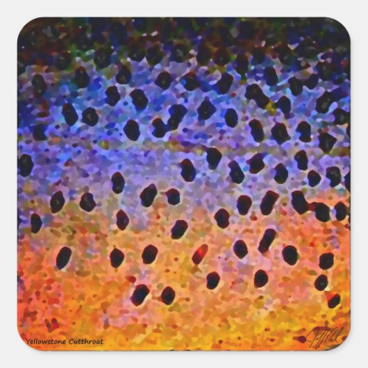 Cutthroat Trout - Stickers (Vorderseite)