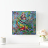 Cutthrop-Zeithalter Quadratische Wanduhr (Zuhause)