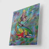 Cutthrop-Zeithalter Quadratische Wanduhr (Winkel)