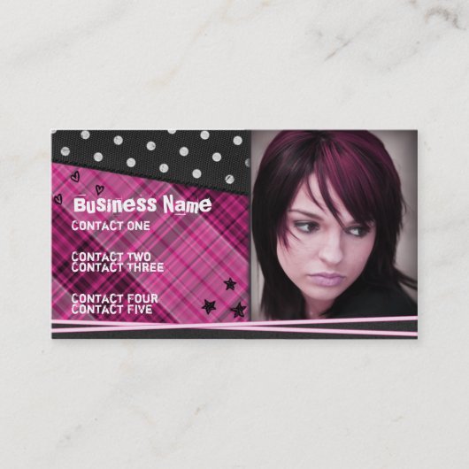 Cuttin' Lose Business Card Visitenkarte (Vorderseite)