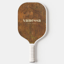 Cutting Block Minimal Modern Classic Name Pickleball Schläger