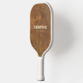 Cutting Block Minimal Modern Classic Name Pickleball Schläger (Links)