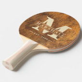 Cutting Block Monogram & Name Overlay Tischtennis Schläger (Vorderseite)