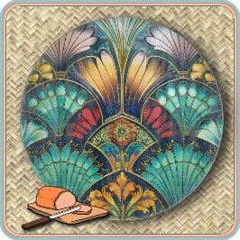 CUTTING BOARD - Art Deco #1 Schneidebrett