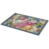 CUTTING BOARD - Covered in Colorful Fruit Schneidebrett (Ecke)